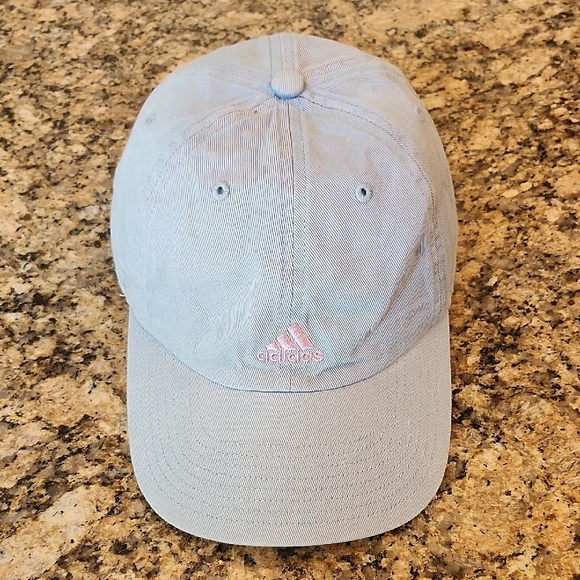 Adidas Light Blue Cap with Pink Logo‎ - Picture 1 of 5